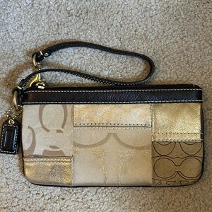 Coach wristlet 7”x4”